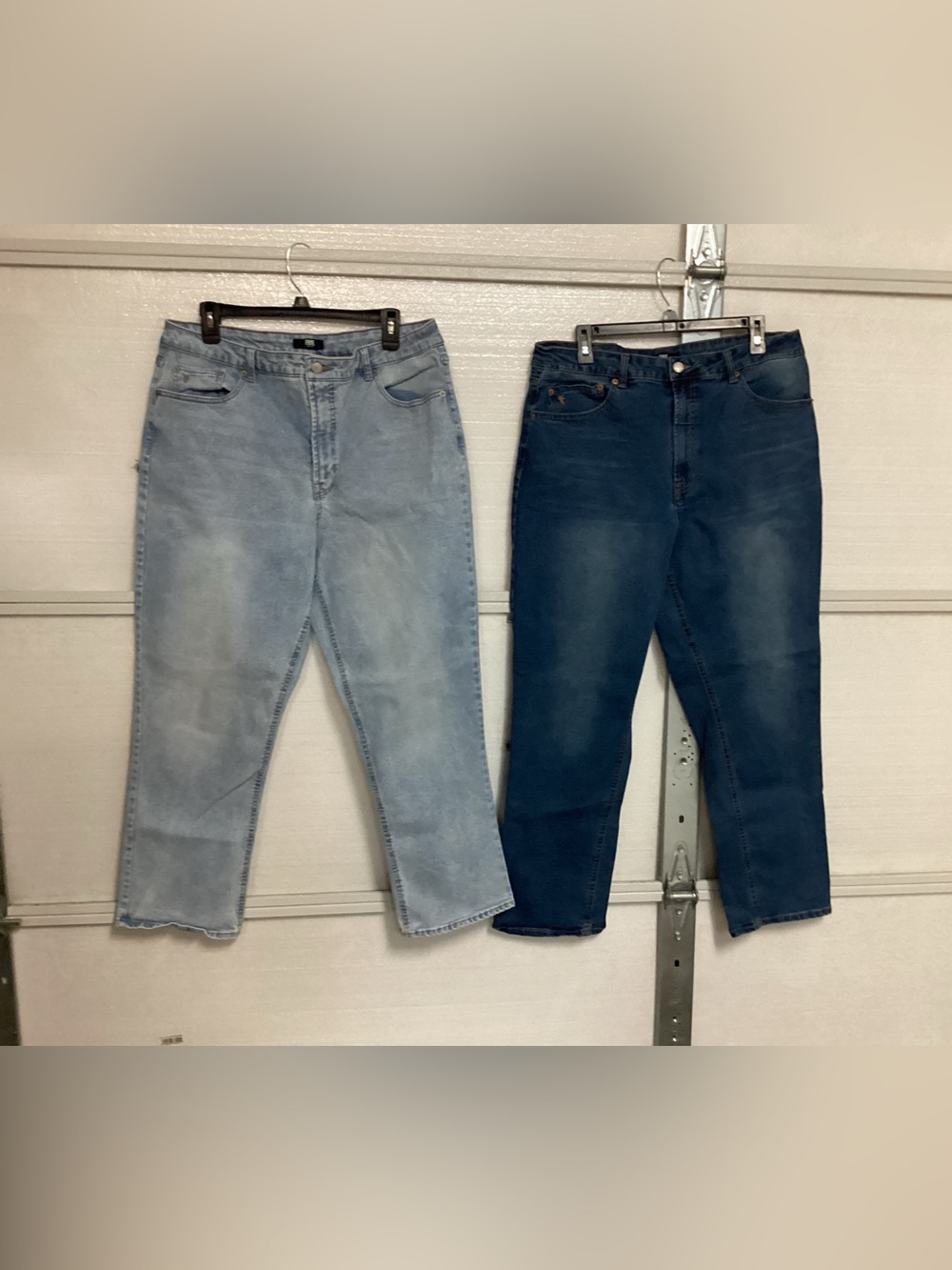 Two pair of women’s size 14 jeans namebrand Frye